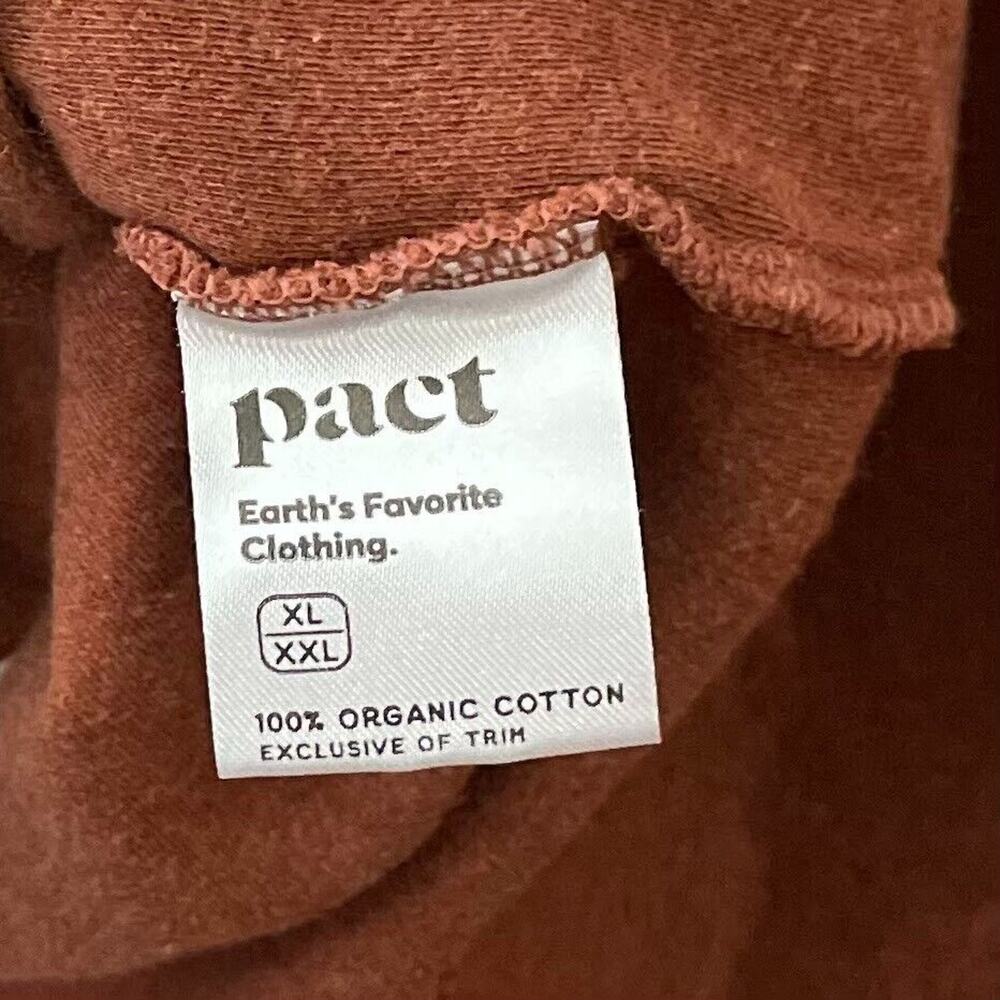 Pact Open-Front Rust Brown Women's Cardigan - Picture 7 of 10
